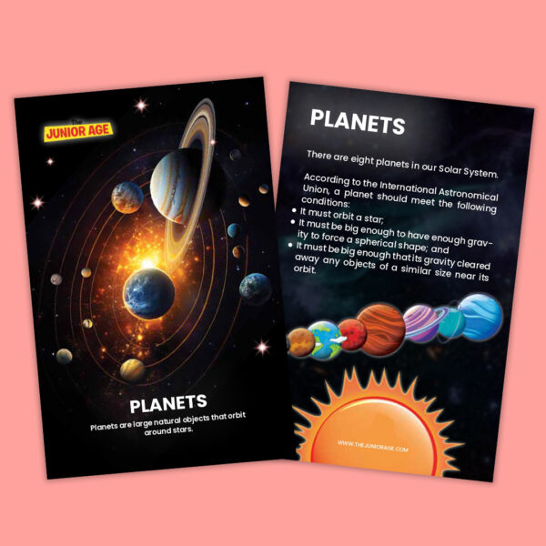 space flash cards