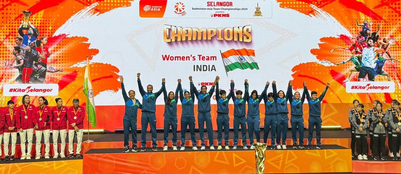 Historic Gold at Badminton Asia Team Championship