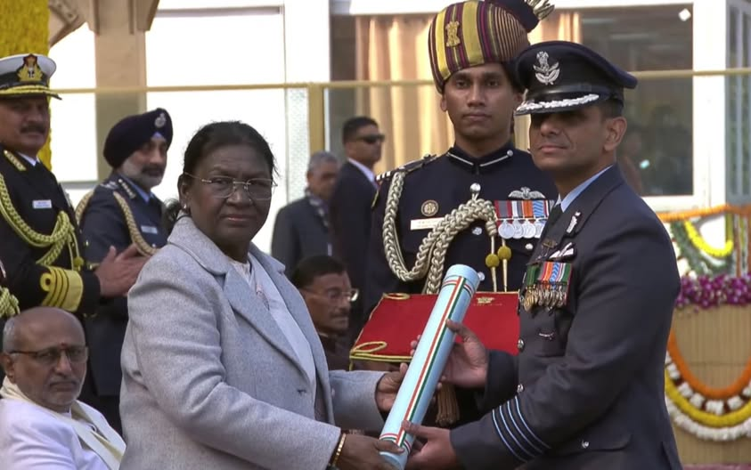 Ashoka Chakra Awarded to Group Captain Sstronaut Shubhanshu Shukla: