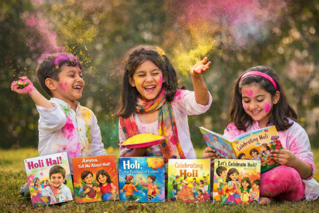 Top Holi Books for Kids Stories that Explain the Festival!