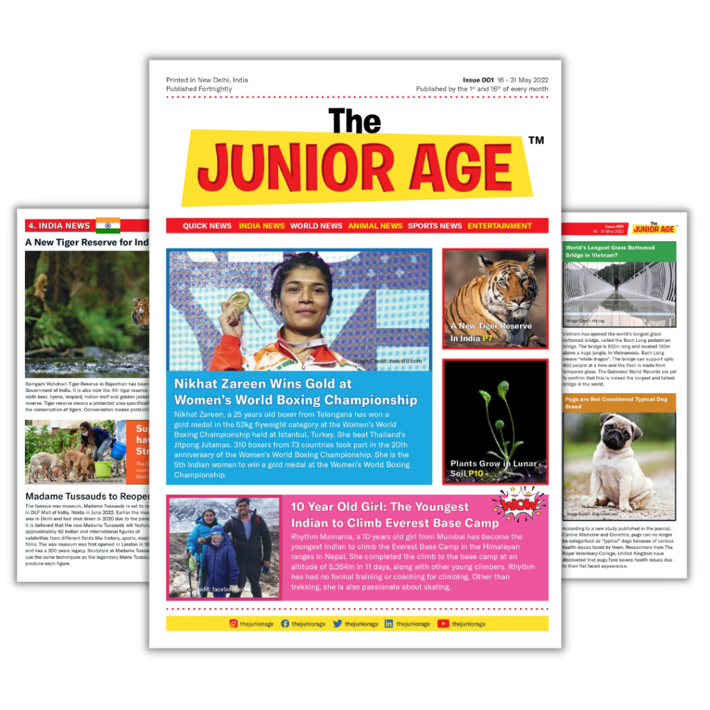 The junior age newspaper