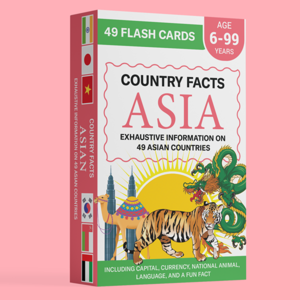 Asia flash cards