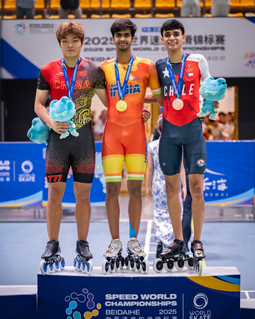 Anandkumar Velkumar and Krish Sharma Strike Double Gold in Skating