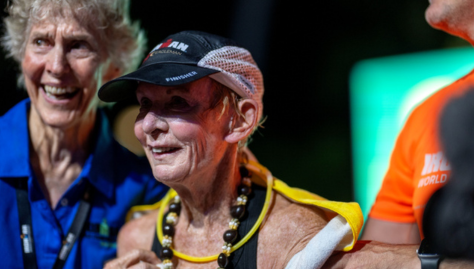 80-year-old Natalie Grabow makes history at the Ironman Triathlon