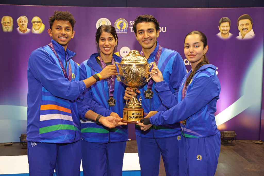 India Wins First-Ever Squash World Cup Title 