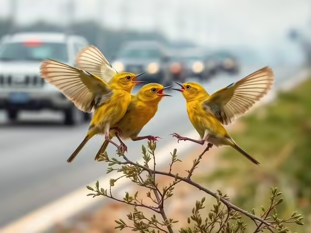 Road Noise Is Making Galápagos Warblers Aggressive & Angry!