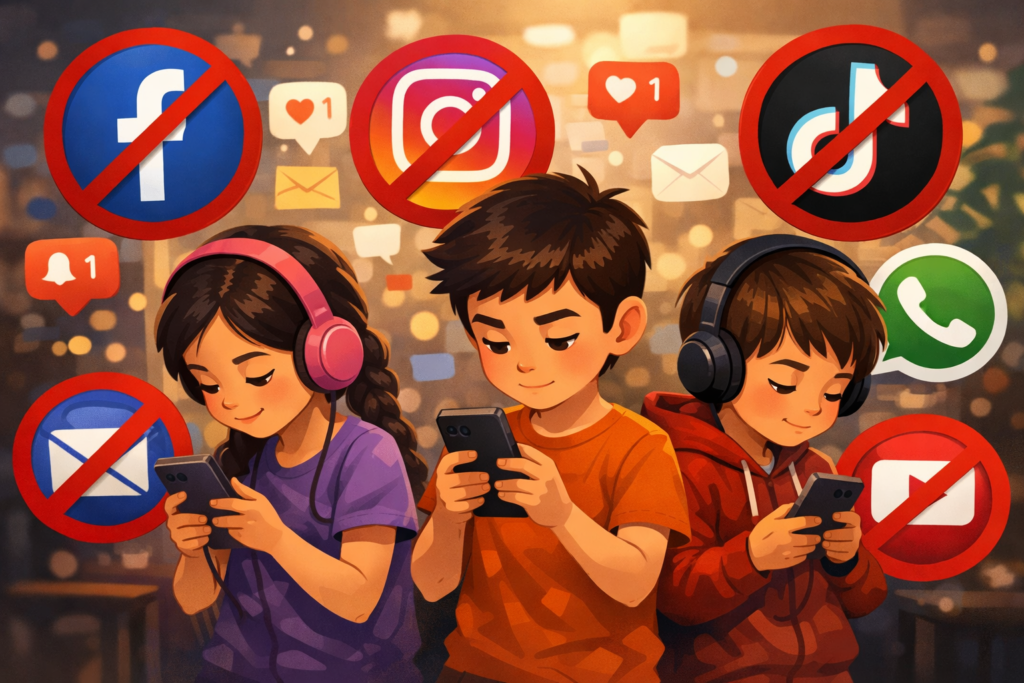 Two Indian States Plan Social Media Bans for Children