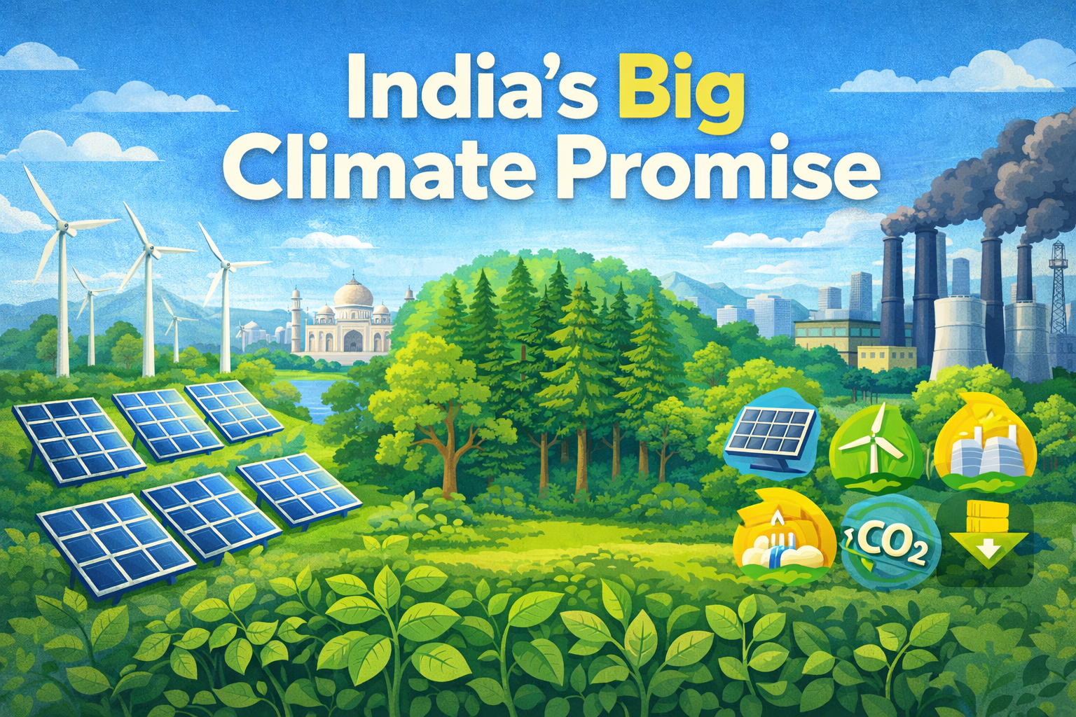 India Announces Major Climate Goals for 2035 - The Junior Age