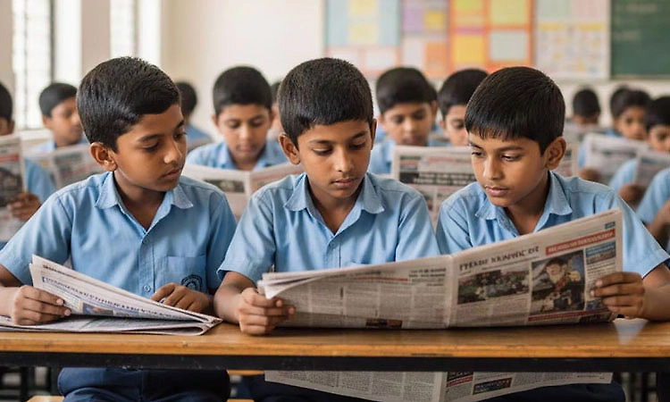 Karnataka Schools To Begin Daily 10-Minutes Newspaper Reading Programme