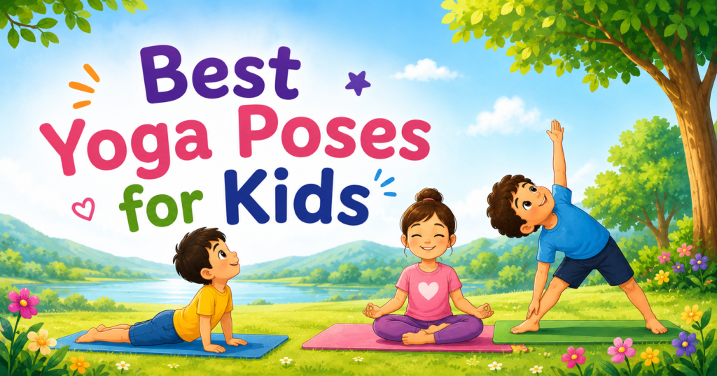Best Yoga Poses for Kids | Fun Yoga Activities for Children - International Yoga Day