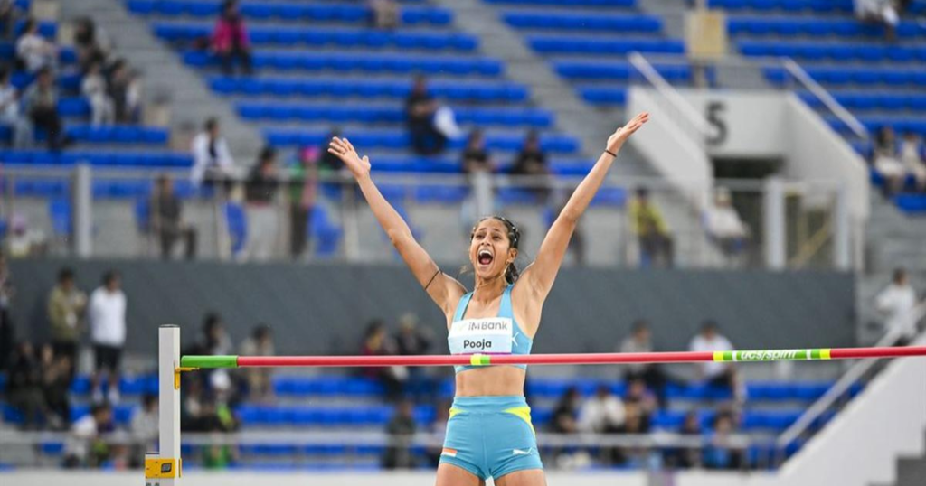 Pooja Singh Sets New National High Jump Record