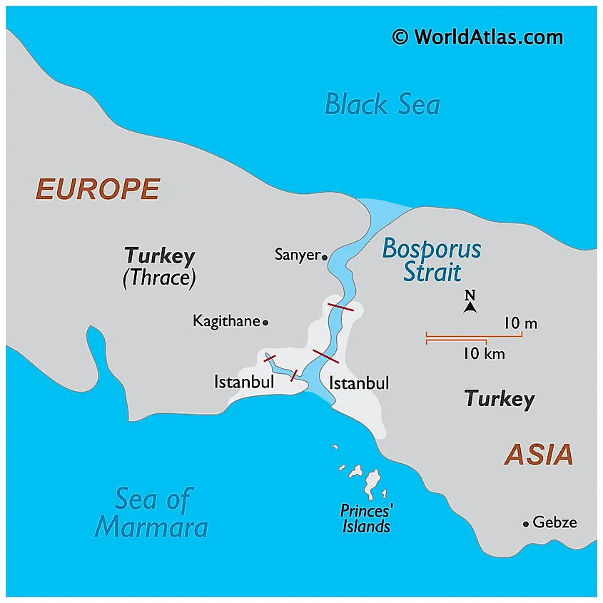 10 most critical strategic straits reshaping global trade - Bosporus Strait