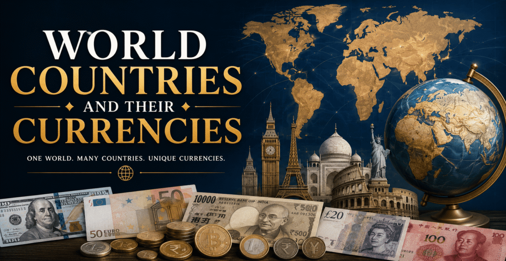World Countries and Their Currencies: Ultimate GK Guide for Students