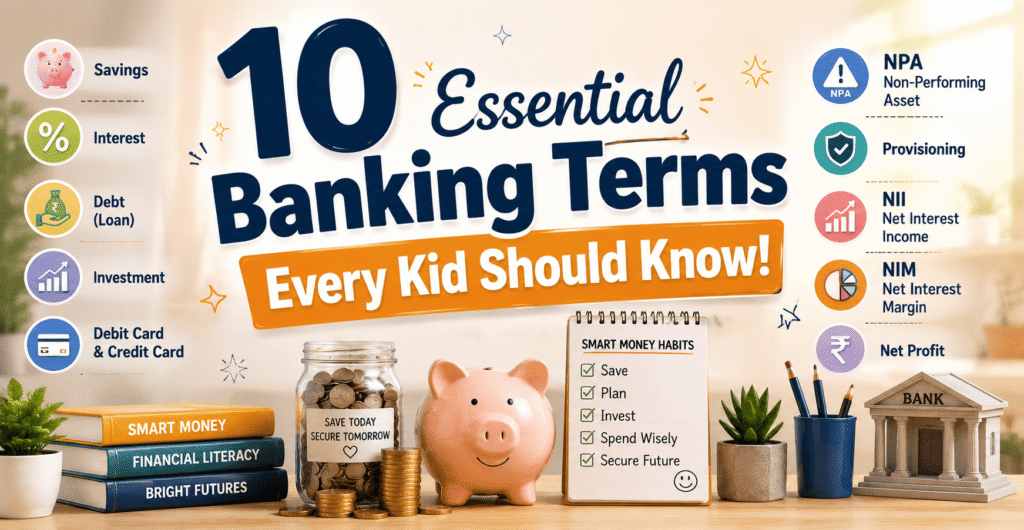 10 Banking Terms Every Parent Must Teach Their Kids