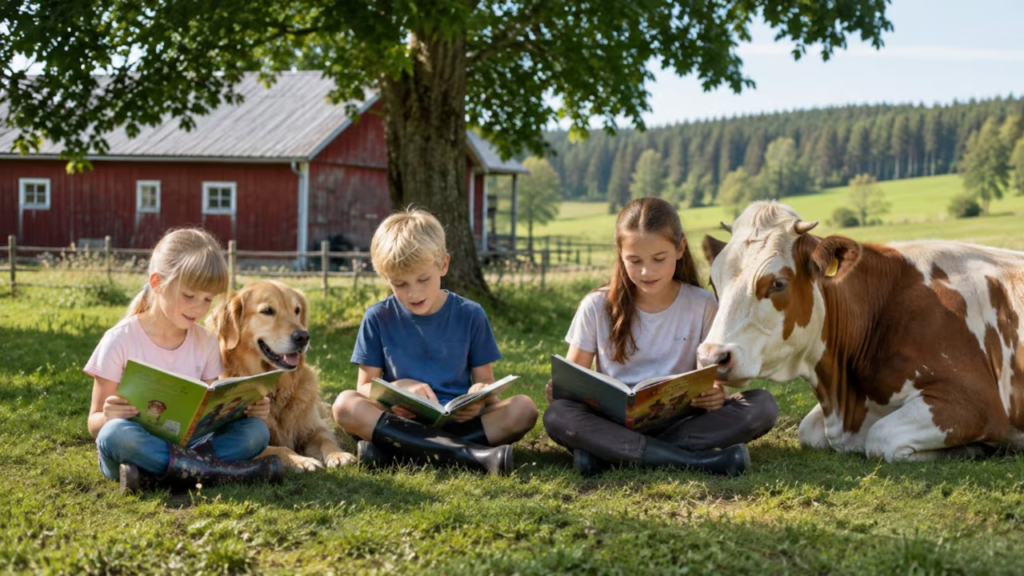 Reading with Animals can Boost Confidence!