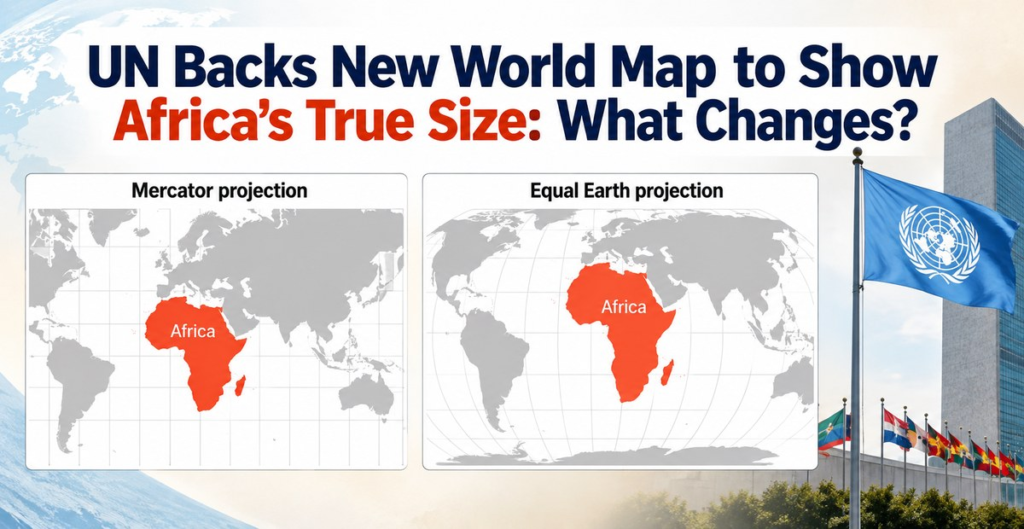 World Map is Changing: UN Backs a More Accurate Size of Africa